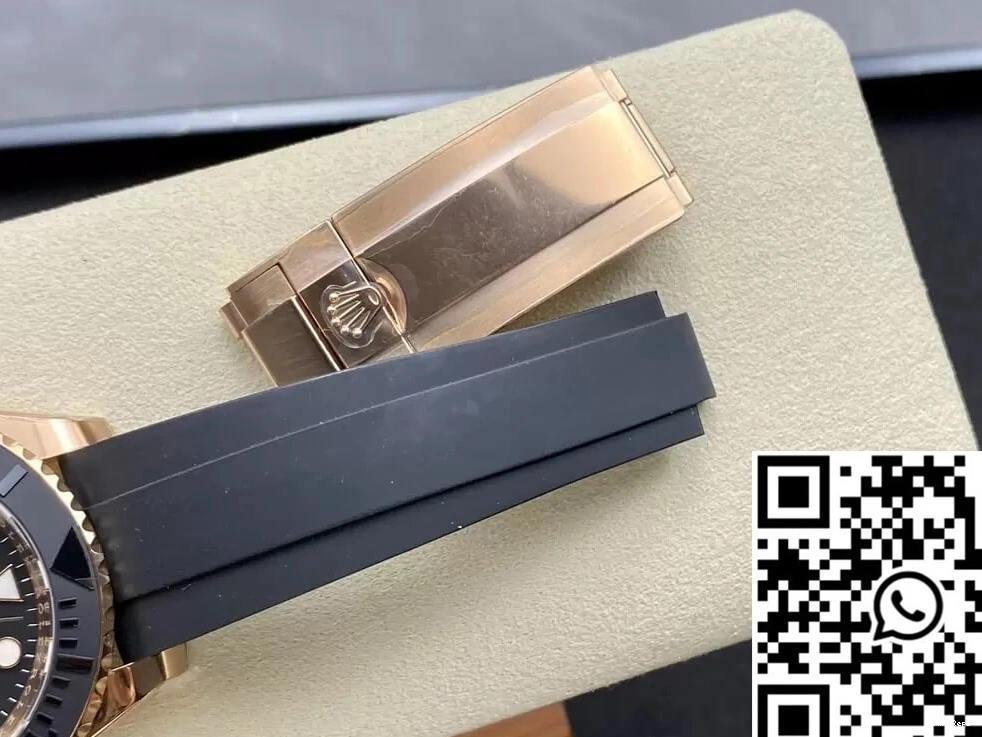 Dial Factory Clean Yacht Gold Rose Master Rolex M126655-0002 Black 0214